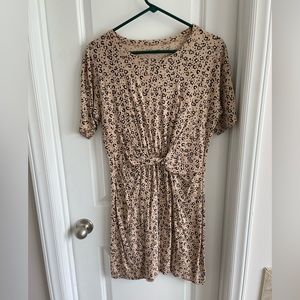 Leopard print Aerie t-shirt dress